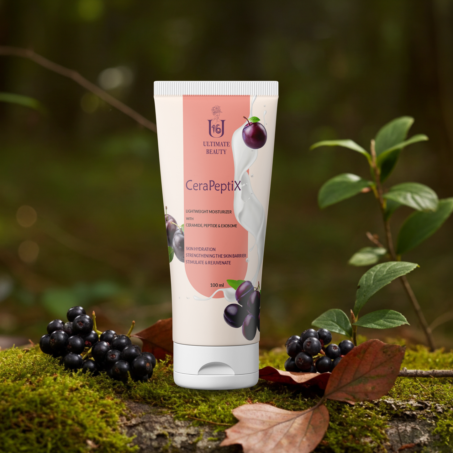 U16 – Cerapeptix Moisturizer | With Ceramide & Peptides.