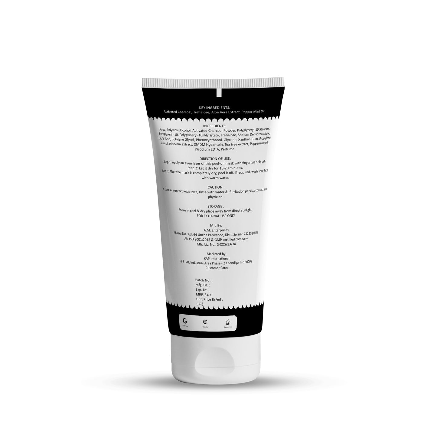 Charcoal Peel-Off Mask - 60ml