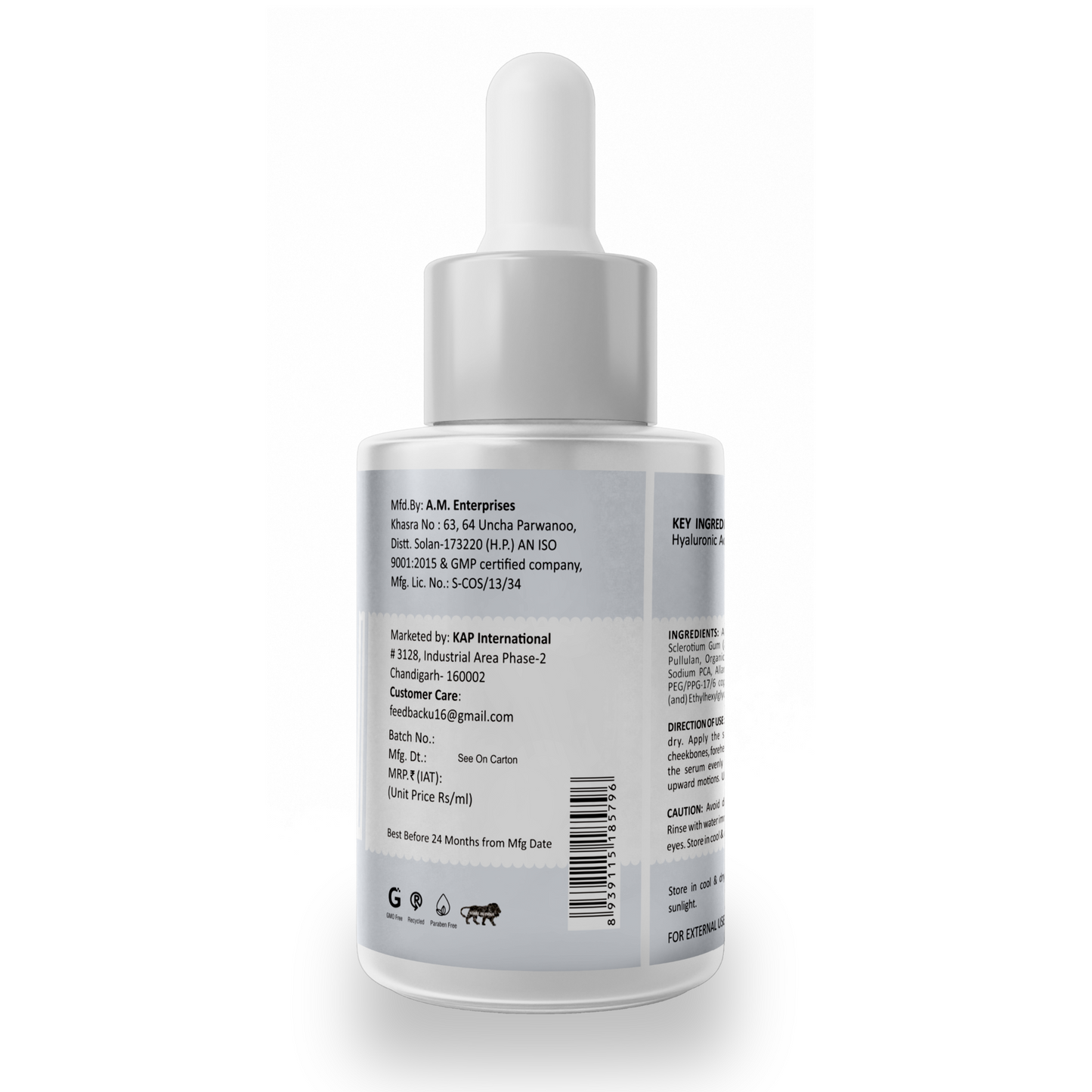 U16 Niacinamide & Zinc Face Serum - 30ml