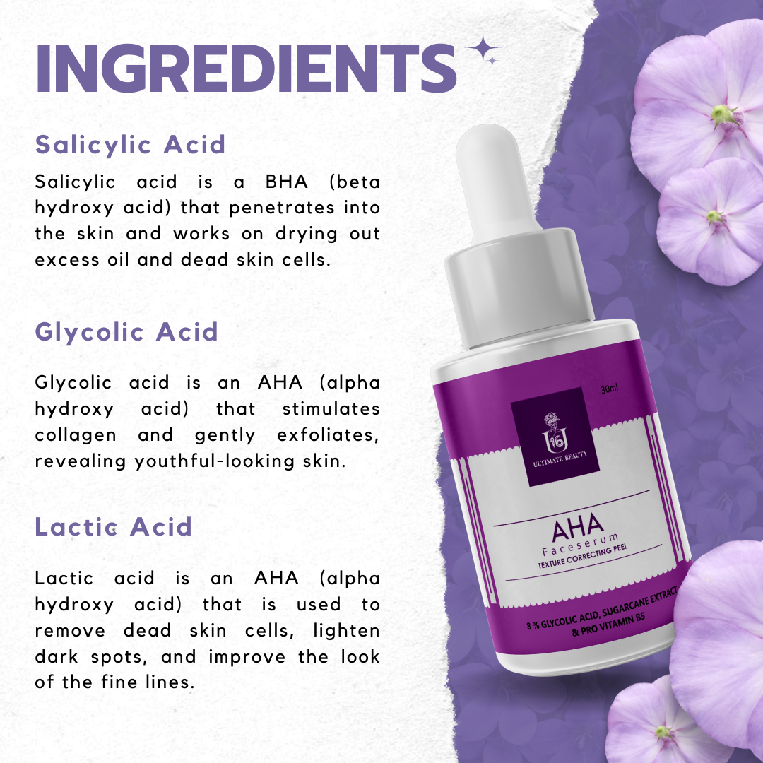 AHA Face Serum  - 30ml