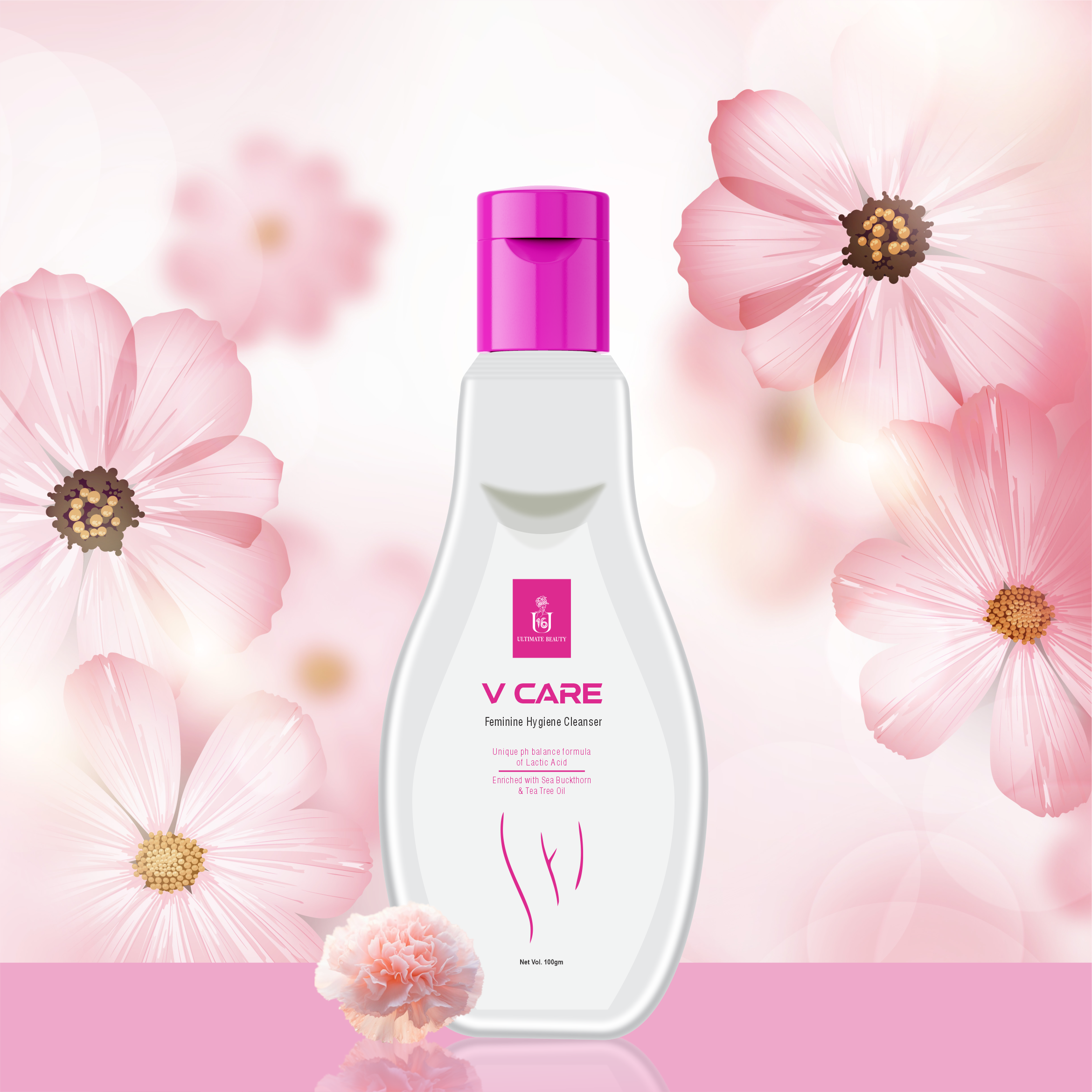 V Care Feminine Hygiene Cleanser - 100ml