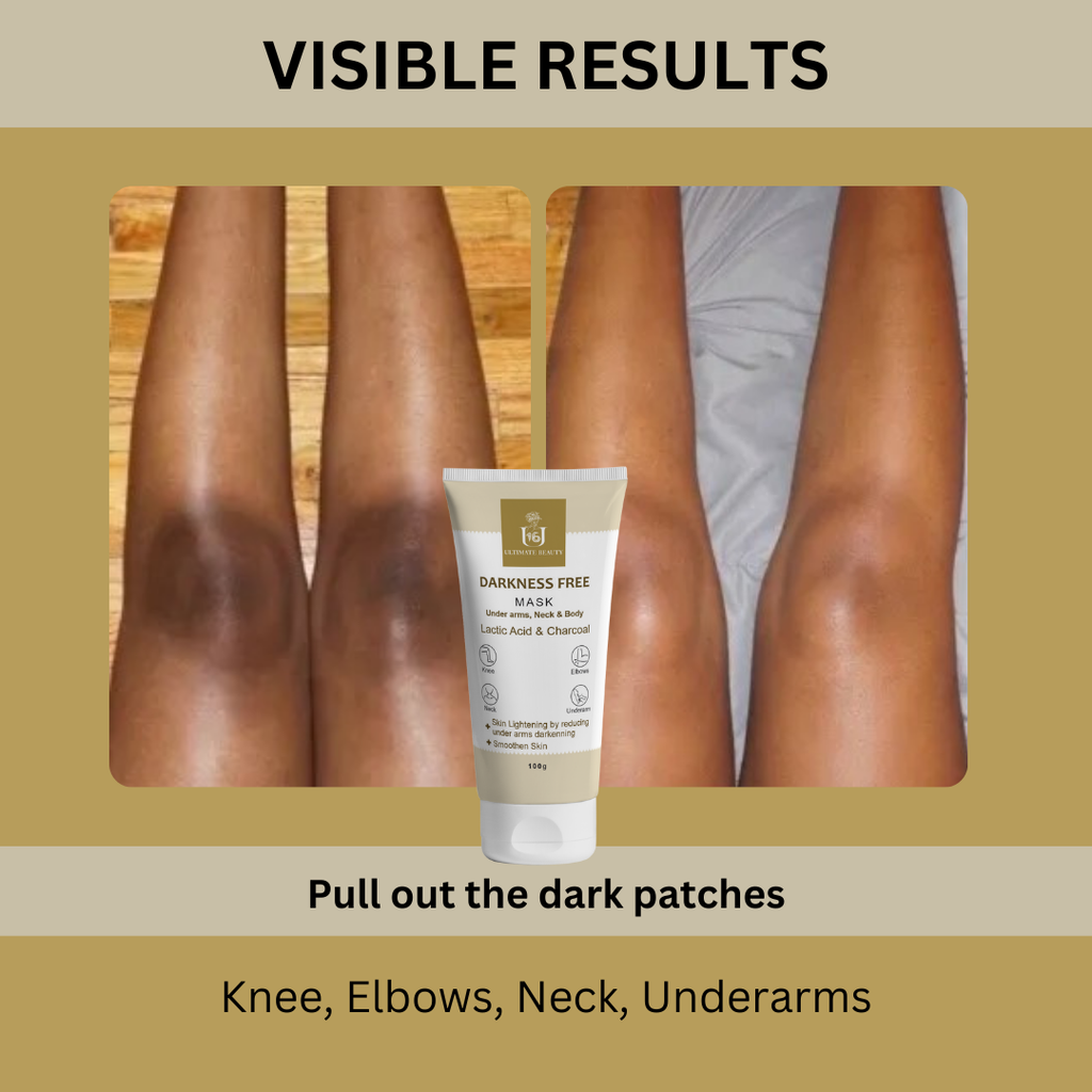 Darkness free mask before & after 