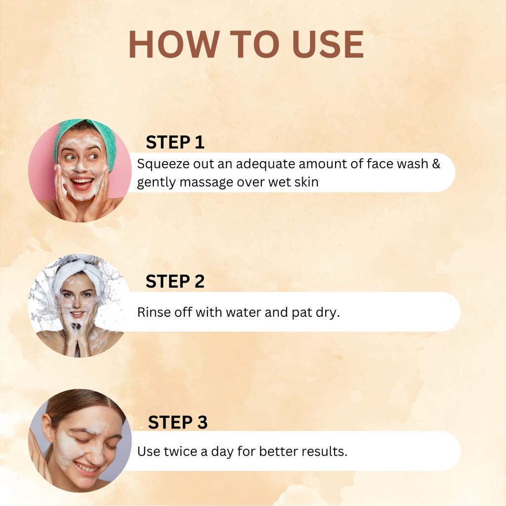 Kojic Face Wash How to use 