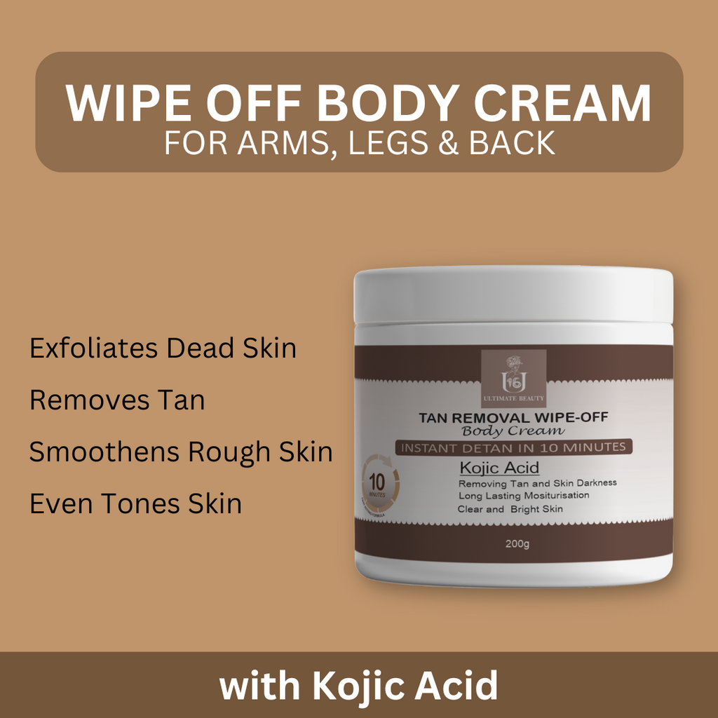 Tan Removasl Wipe Off Cream Features 