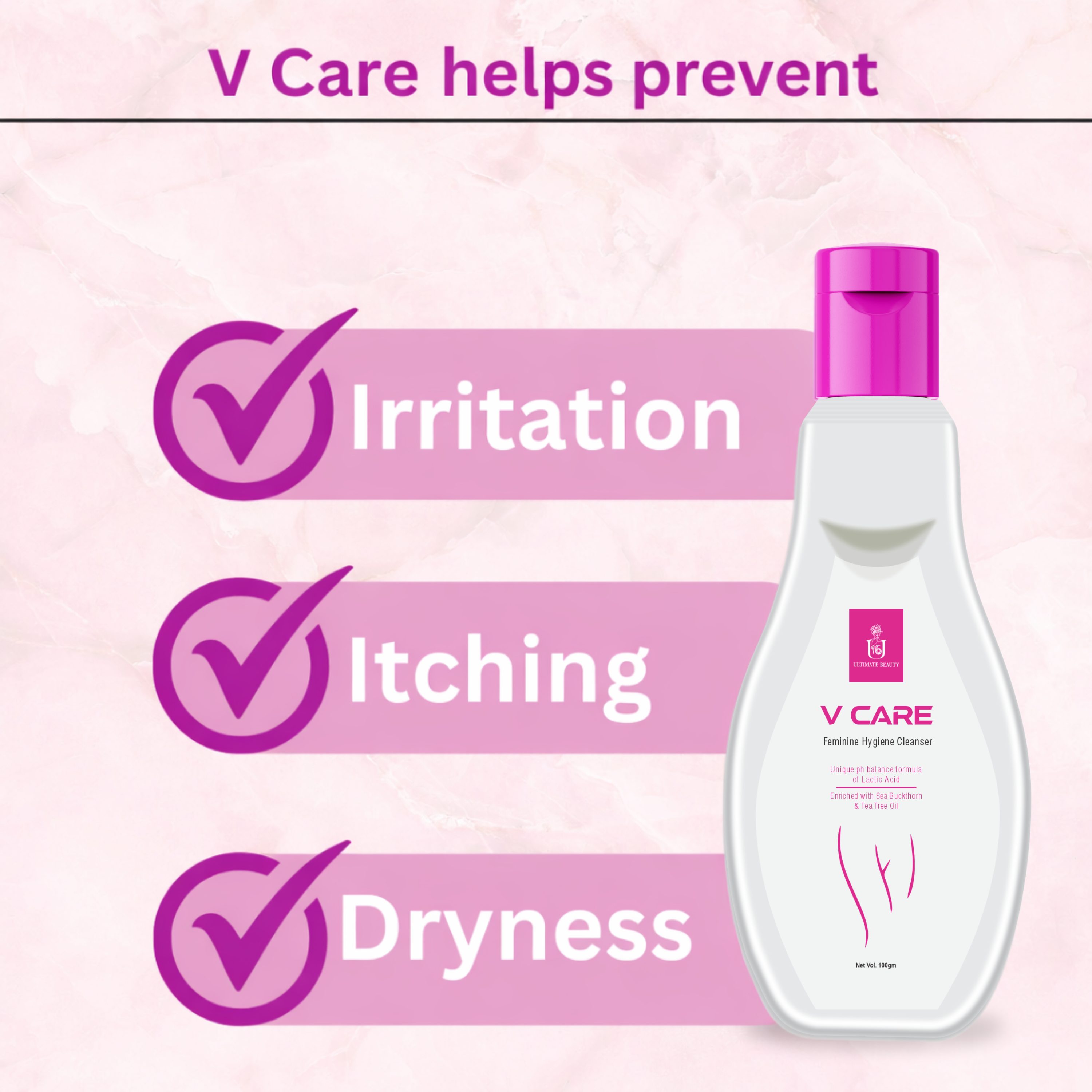 V Care Feminine Hygiene Cleanser - 100ml