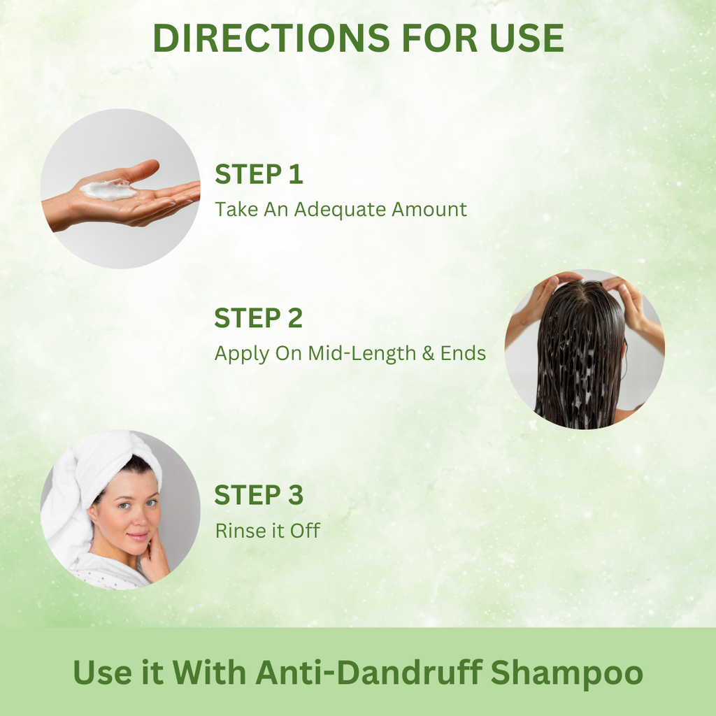 Anti Dandruff Conditioner Direction for use 
