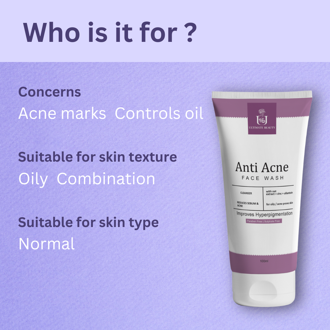 U16 Anti Acne Face Wash For Instant Results.
