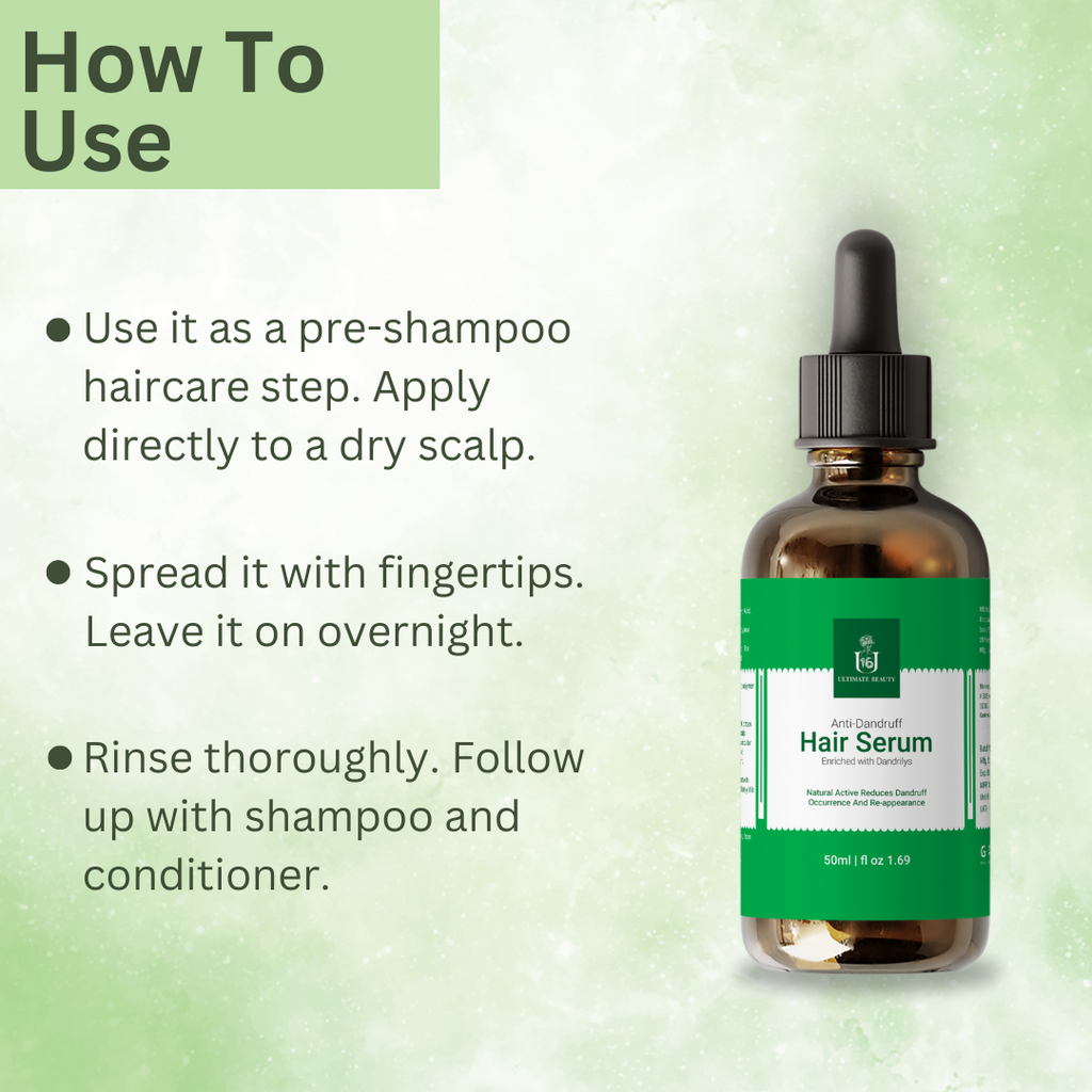 Anti Dandruff Serum How to use 