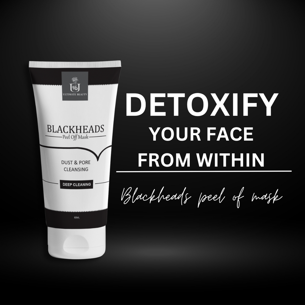 Blackheads peel off mask features 