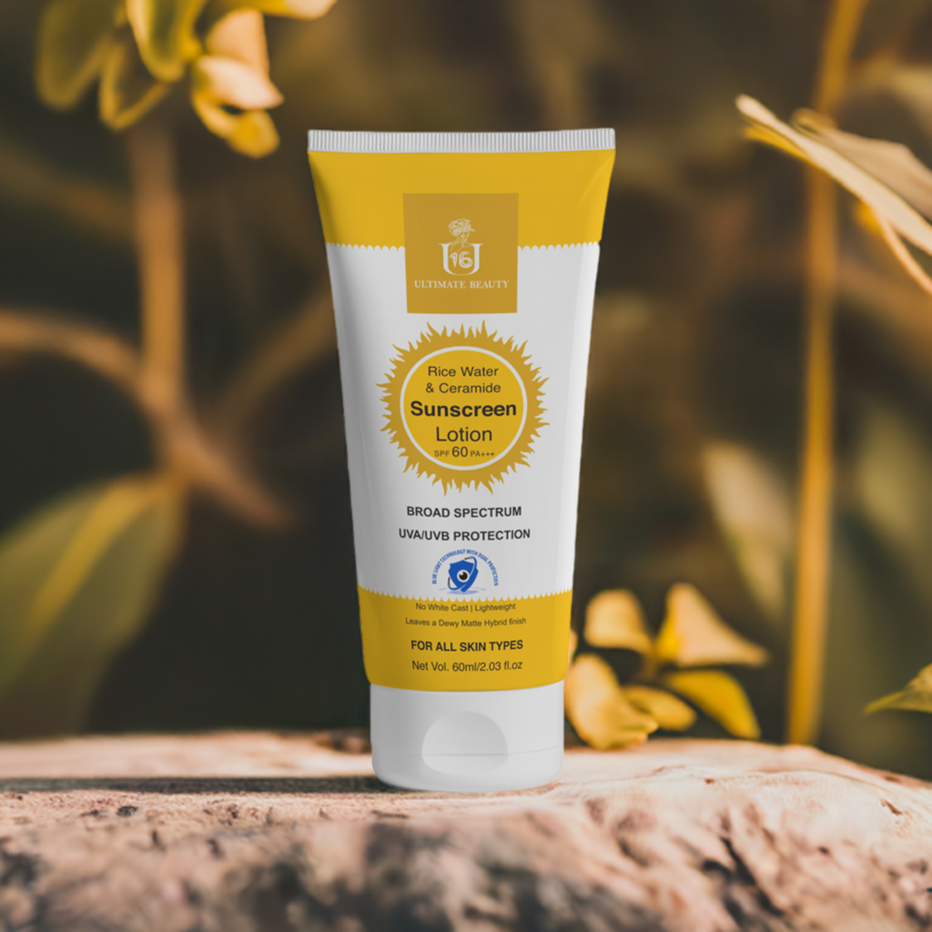Rice Water & Ceramide Sunscreen Lotion SPF60 PA+++