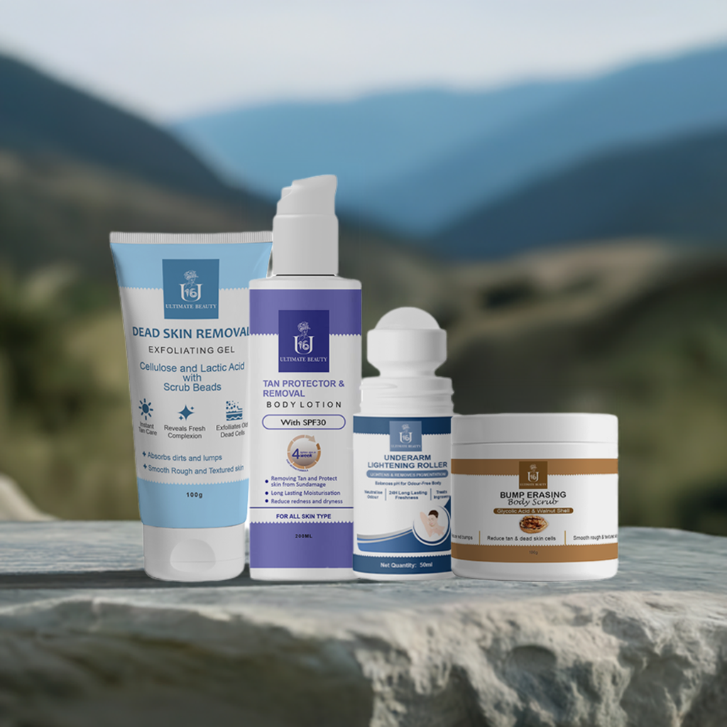 Dead Skin Removal , Tan Protector Body Lotion, Underarm Roller, Bump eraser cream 