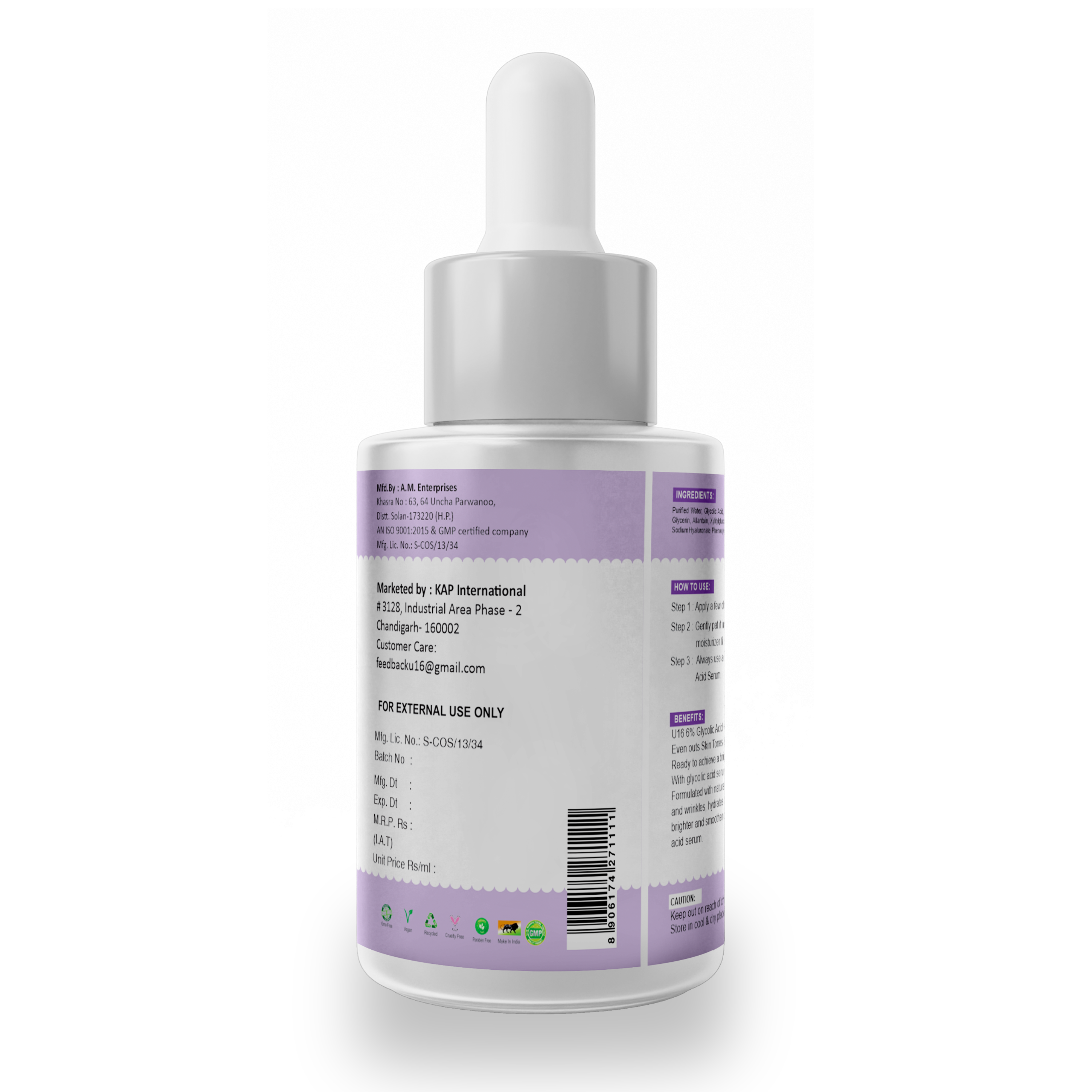 6% Glycolic & 5% Niacinamide Serum - 30ml