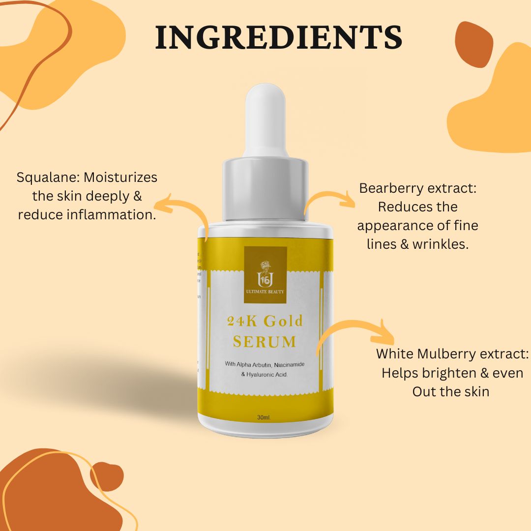 24k Gold Serum - 30ml