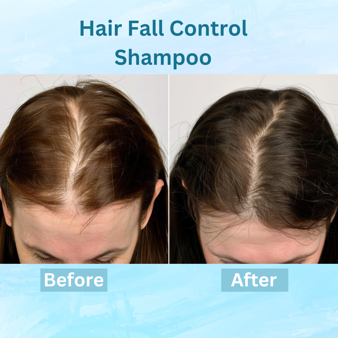 Hair Fall Shampoo Before & After 