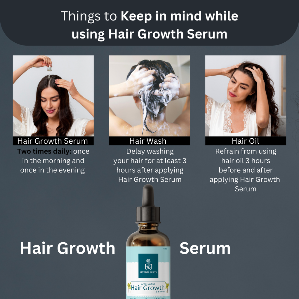 Hair Growth Serum How to use 