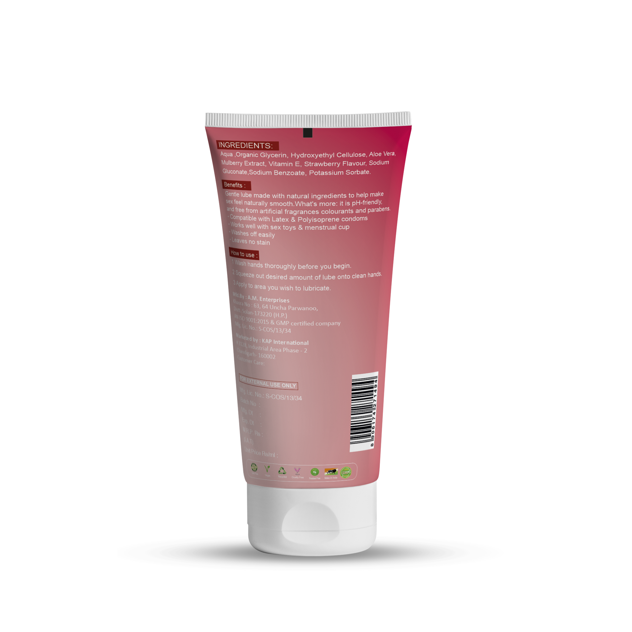 Lube - Lubricant Gel For Smooth Play - 50ml