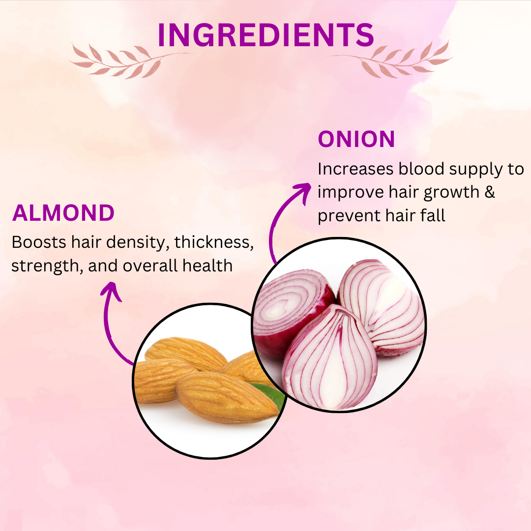 Onion Hair Oil Ingredients 