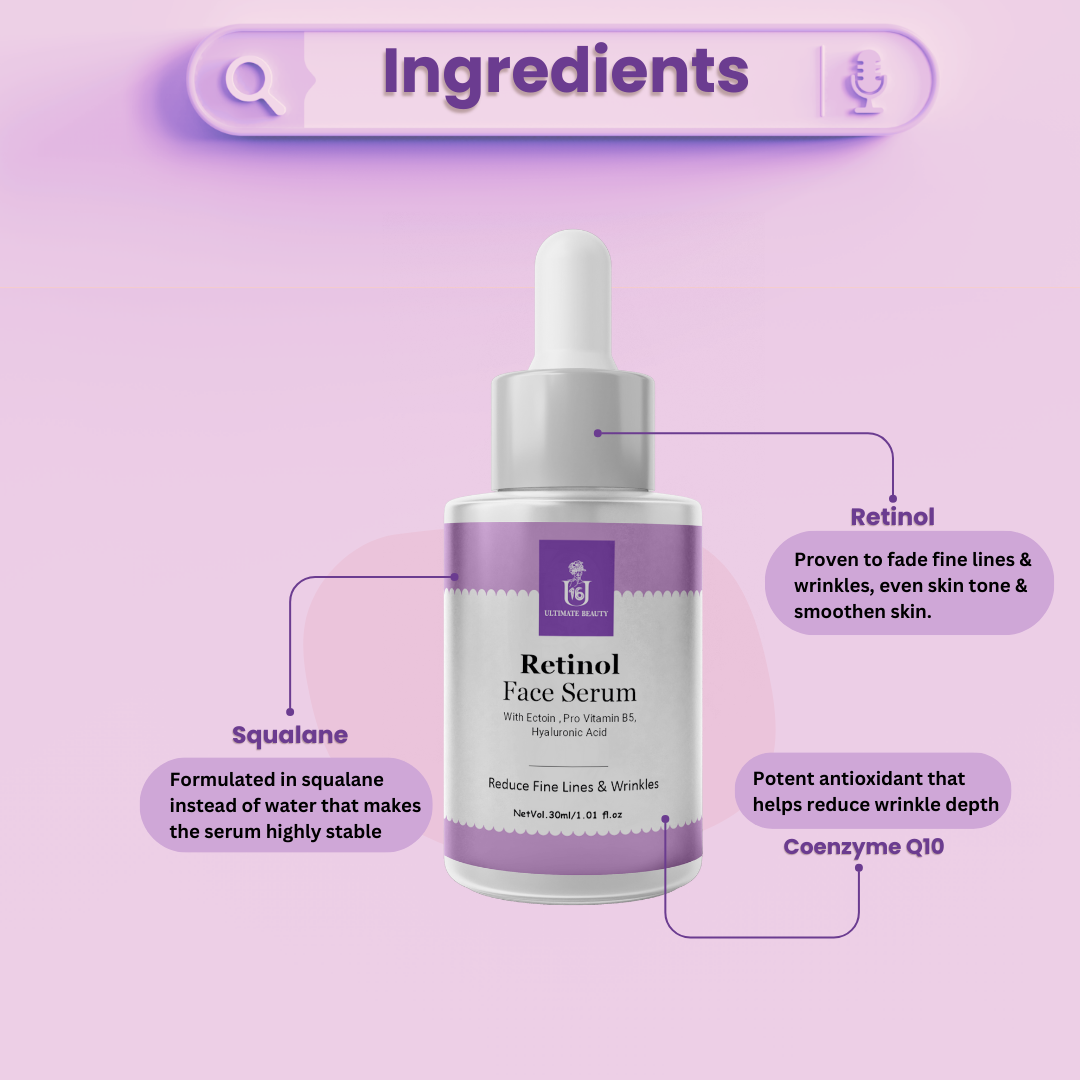 Retinol Face Serum Ingredients 