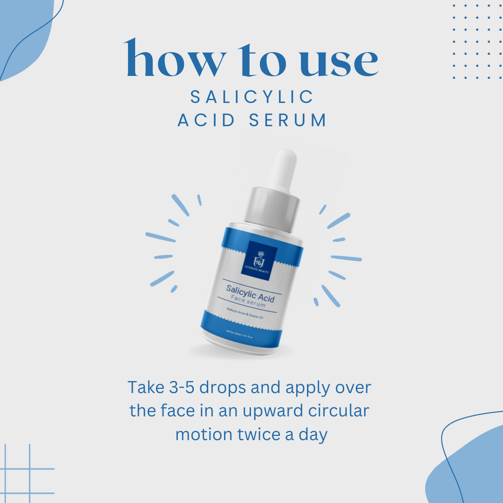 Salicylic Face Serum How to use 