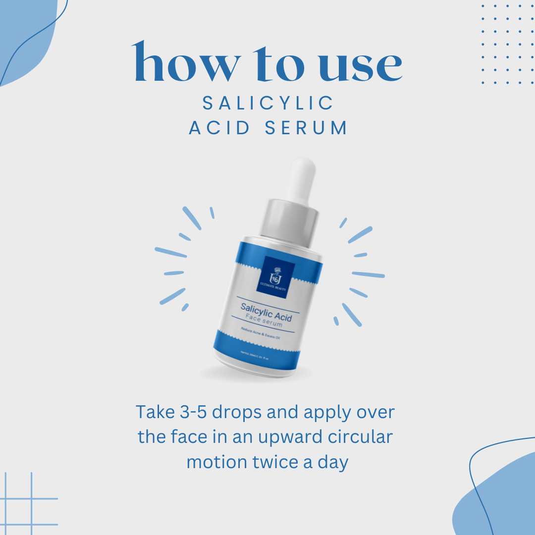 Salicylic Face Serum How to use 