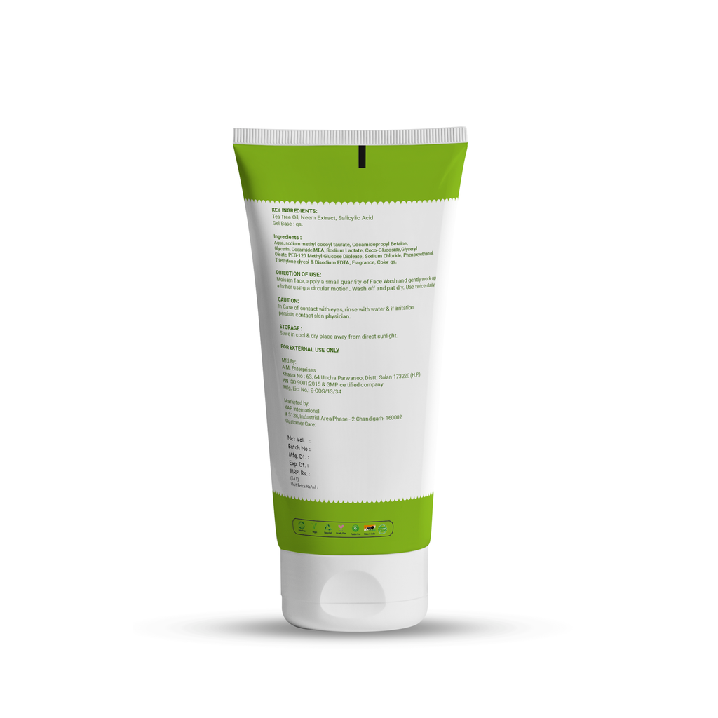 U16 Tea Tree Face Wash - 100ml